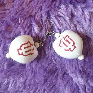 Hawaiian Hoosier IU Swag Kukui Earrings
